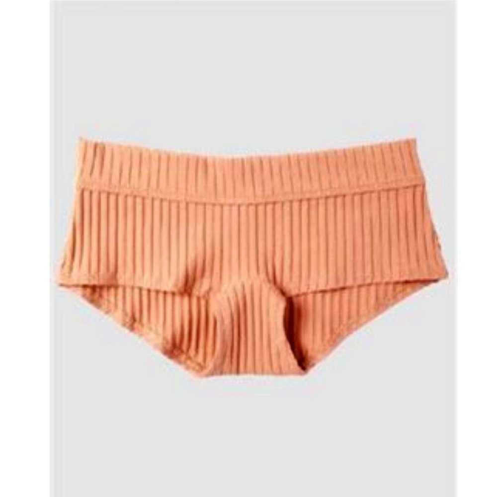 La Senza Remix Cotton Ribbed Boyshort Panty | XS